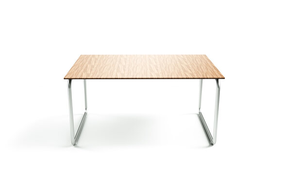 3d render of wooden tables