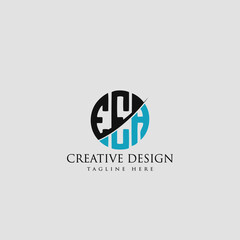 EEA Letter cross Logo Design  Monogram  Vector .