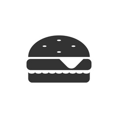Burger and fast food flat icon