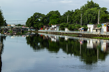 a view of the Canal in Bangkok