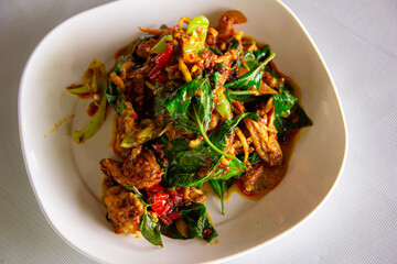 Spicy Thai style red curry
