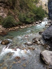 river in the mountains