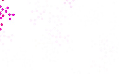 Light Pink vector template with artificial intelligence structure.