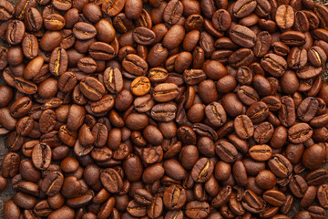 roasted coffee beans can be used as a background
