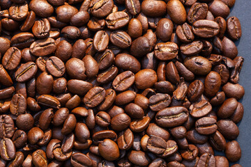 roasted coffee beans can be used as a background