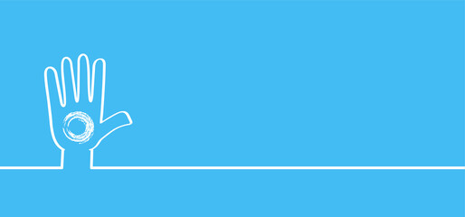 World diabetes day month awareness 14 14th of November circle blue ribbon health Vector icon symbol Blue circle sign signs Diabetes Type One 1 Glucose meter Blood drop diabetic stop Choose Hope