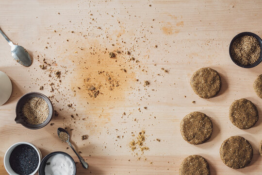 Messy Kitchen Table