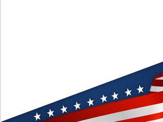 abstract banner on white copyspace