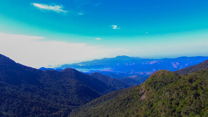 Naklejka premium landscape with blue sky