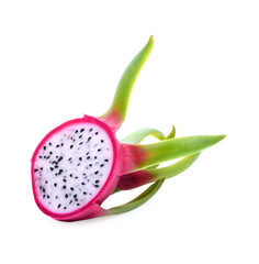 Dragon fruit isolated on white background