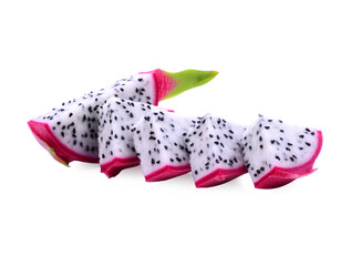 Dragon fruit isolated on white background