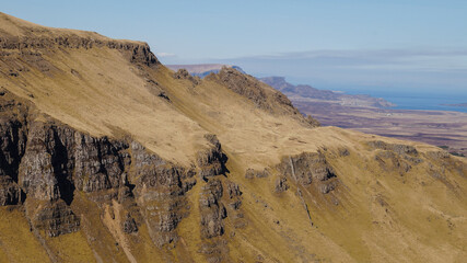 Old Man of Storr rock formation at the Isle of Skye in Scotland, United Kingdom.