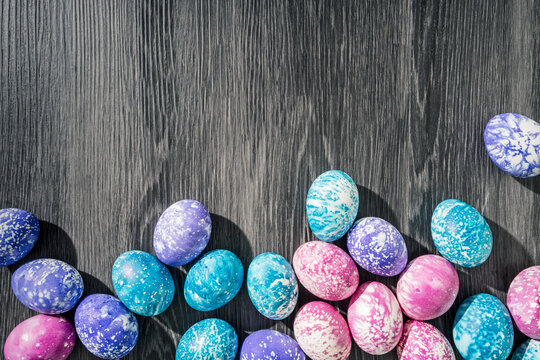 Galaxy Painted Easter Eggs