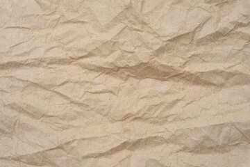 Fototapeta premium Brown wrinkled paper texture background