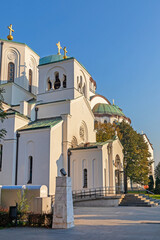 Fototapeta na wymiar Church of Saint Sava Belgrade Serbia