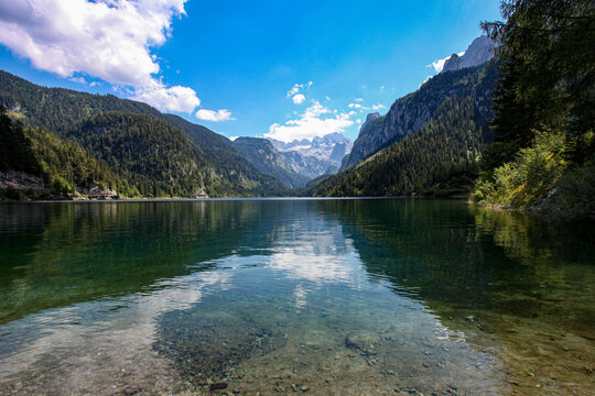 Gosausee mit Dachsteingletscher