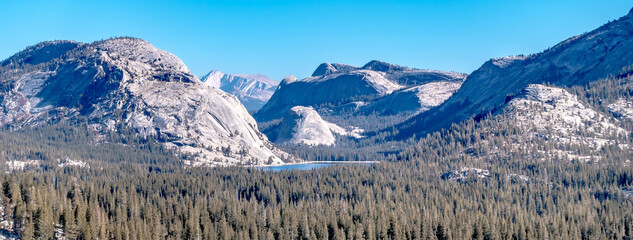 scenery near and around tioga pass in sierra mountains