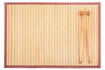 chopsticks on mat