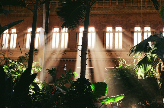 Ray of light through windows