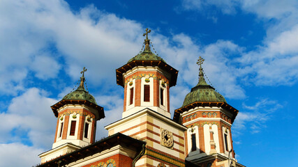 Fototapeta na wymiar Monastery in the City of Sinaia, Romania, Europe