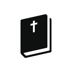 Bible icon isolated on white background