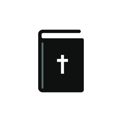 Bible icon isolated on white background