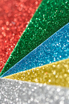Abstract glitter paper