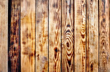 Wooden background from boards, wallpaper in a rustic style
