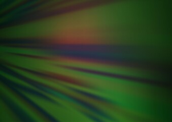 Dark Green vector backdrop with long lines. Modern geometrical abstract illustration with staves. Pattern for ads, posters, banners.