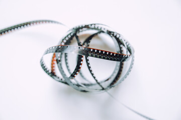 Close up of a 8mm film