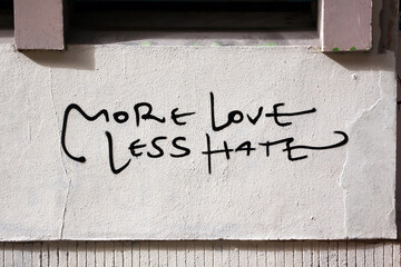 more love less hate 