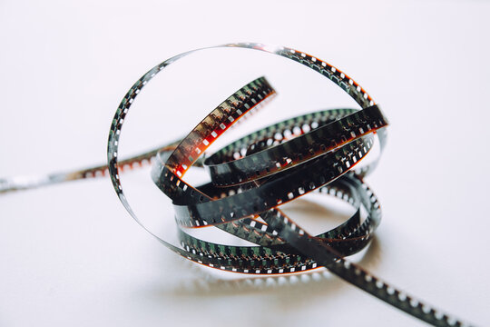Close up of a 8mm film