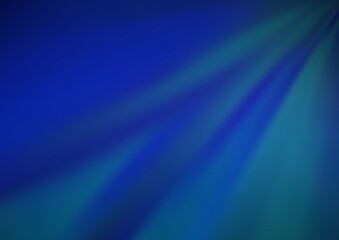 Dark BLUE vector blurred shine abstract background. Modern geometrical abstract illustration with gradient. A completely new template for your design.