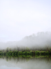 Pond with Fog