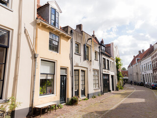 Narrow streets in the city of Zutphen, The Netherlands
