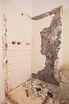 Bathroom demolition and renovation