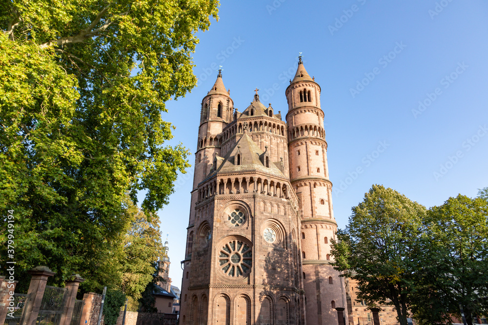 Wall mural historic cathedral of worms, germany