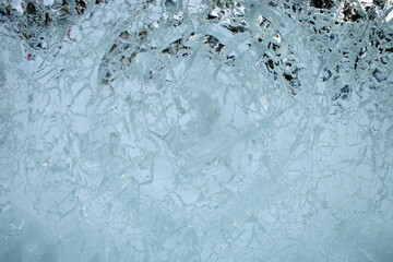 water drops on glass