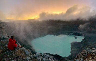 misty morning on the mountain