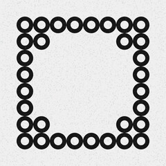 Abstract Cross Pattern Dots Logo generative computational art illustration