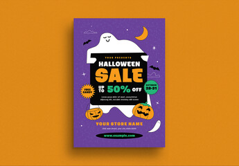 Halloween Sale Event Flyer
