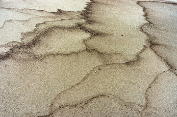 Sea sand. Sandy background. Sandy texture. Natural sea sand and river sand.