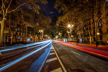 Barcelona night light
