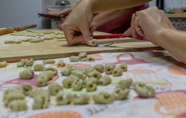 Delicious typical sicilian dessert homemade with grape must
