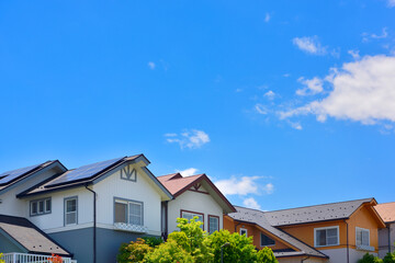 Japan's residential area, suburbs of Tokyo 　日本の住宅地、東京郊外  