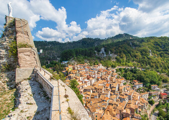 Cervara di Roma, Italy - one of the most picturesque villages of the Apennine Mountains, Cervara...