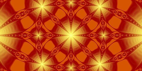 fractal sunlight pattern