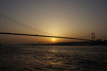 Fototapeta na wymiar cruise along the Bosphorus