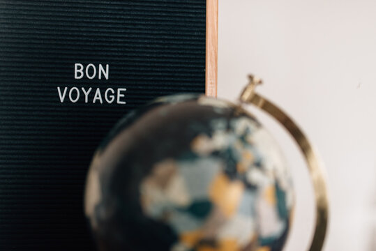 A globe of the world