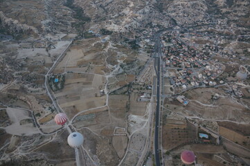 hot air balloon flight in Cappadocia